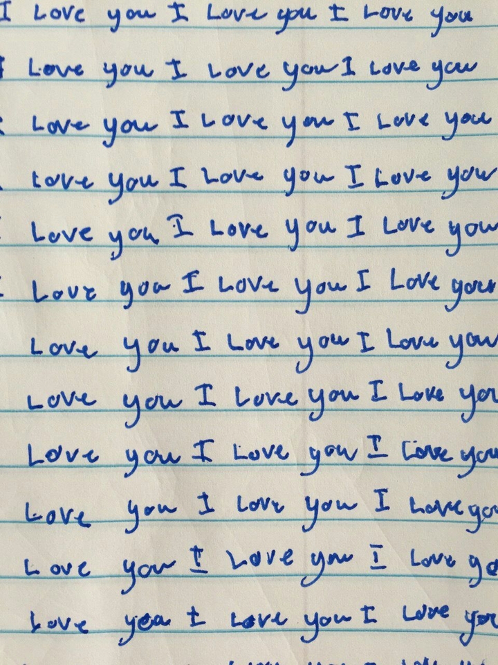 I love you