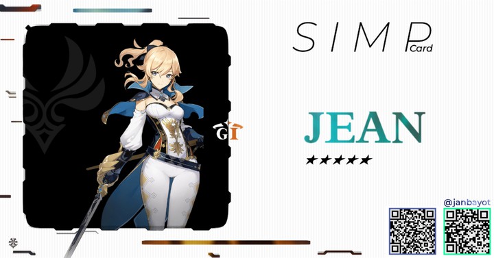 Genshin Impact / Jean simp card