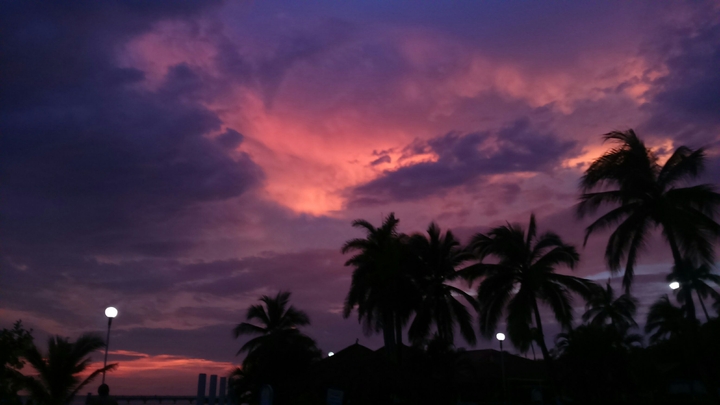 atardecer