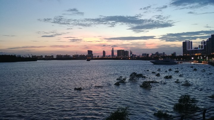 Sunset at Saigon River