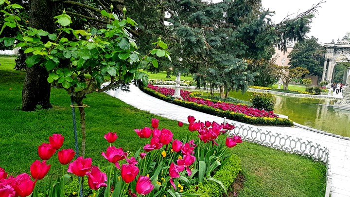Garden of Dolmabahçe Palace