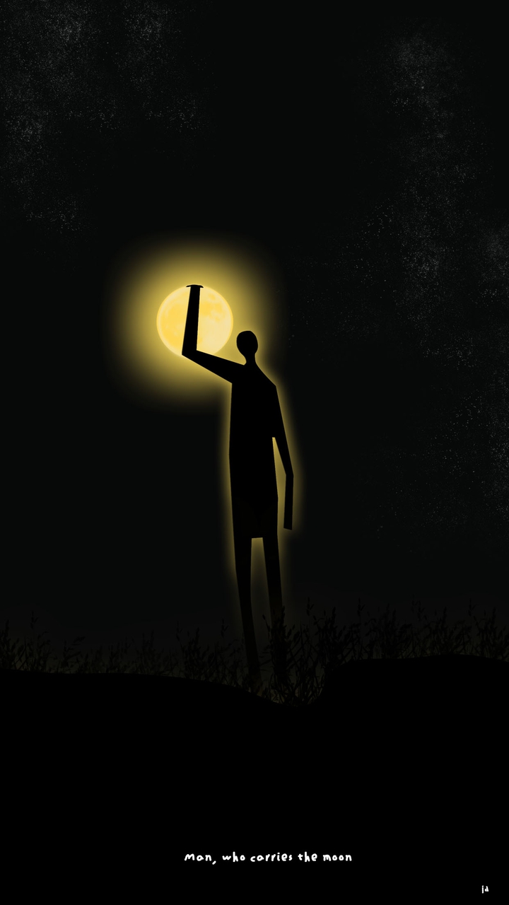man who carries the moon