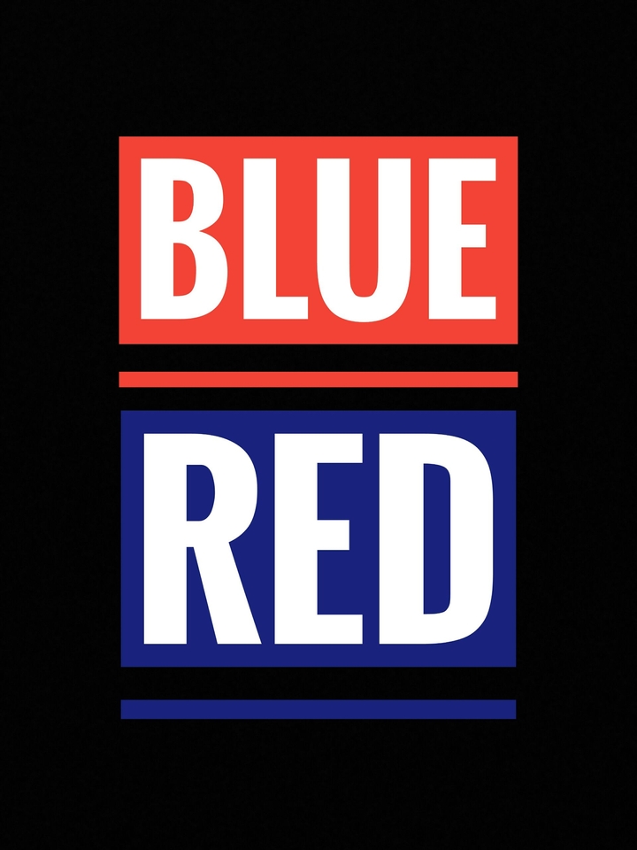 red n blue