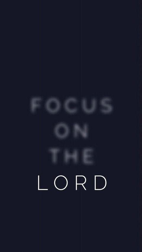 The Right Focus!