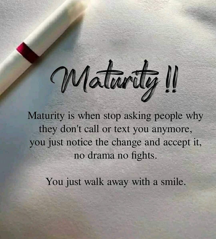 maturity matters