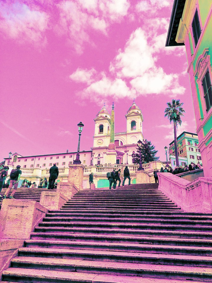 Pink Stairs