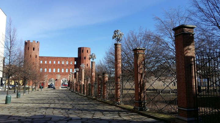 Porta Palatina Torino Italy