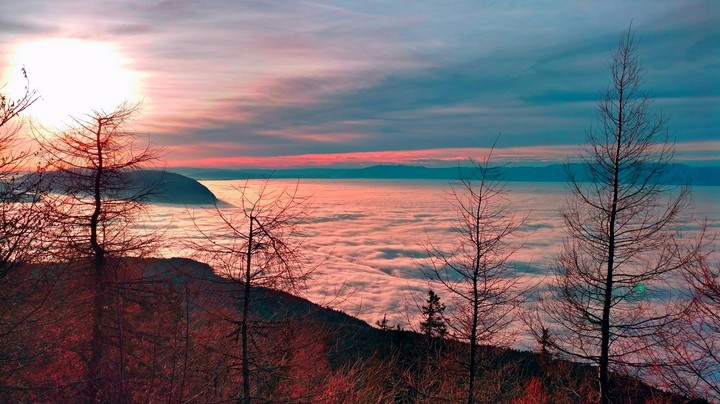 Mer de nuages sur Genève