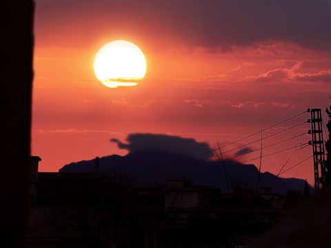 sunrise, sky Hintergrundbilder