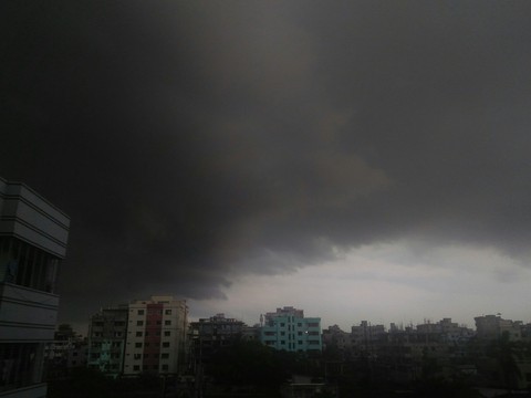 A cloudy day