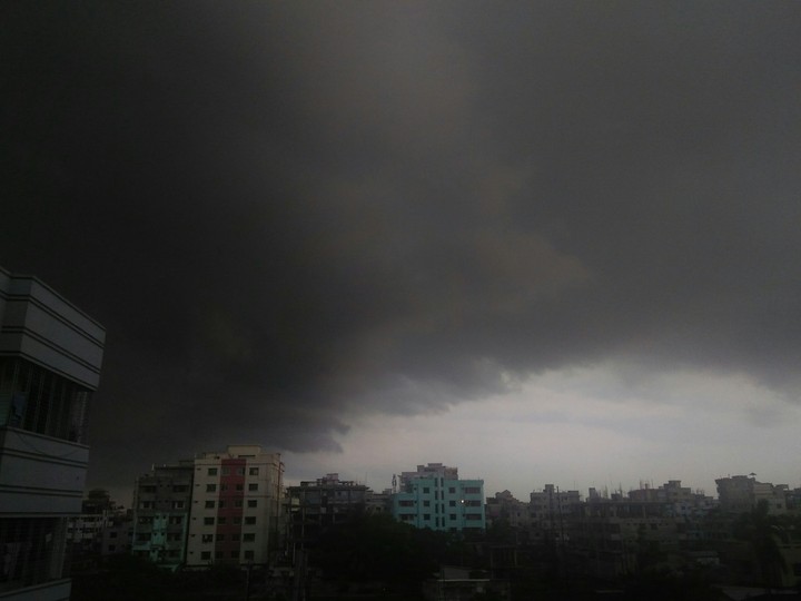 A cloudy day