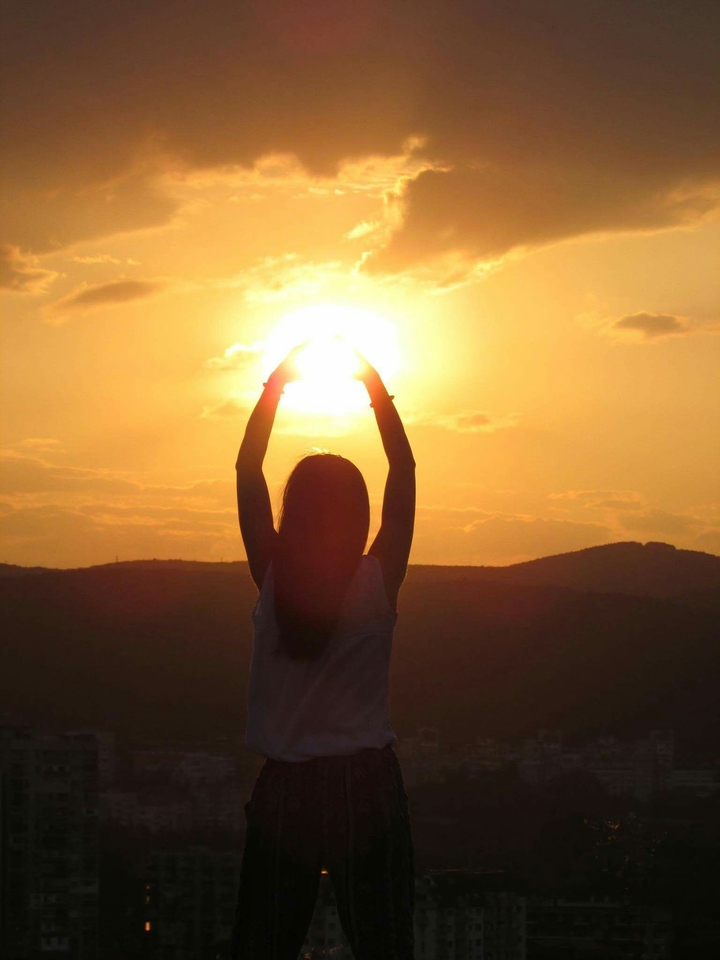 me and the sun