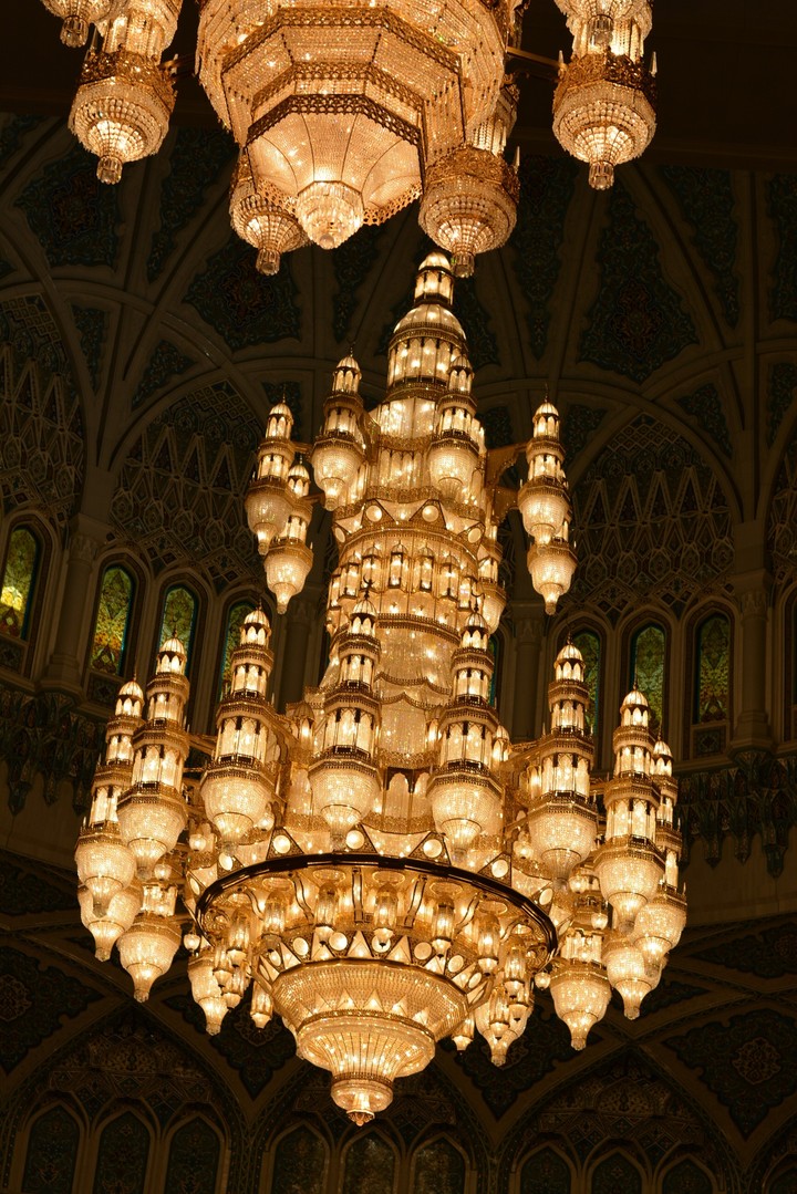Grand mosque chandelier