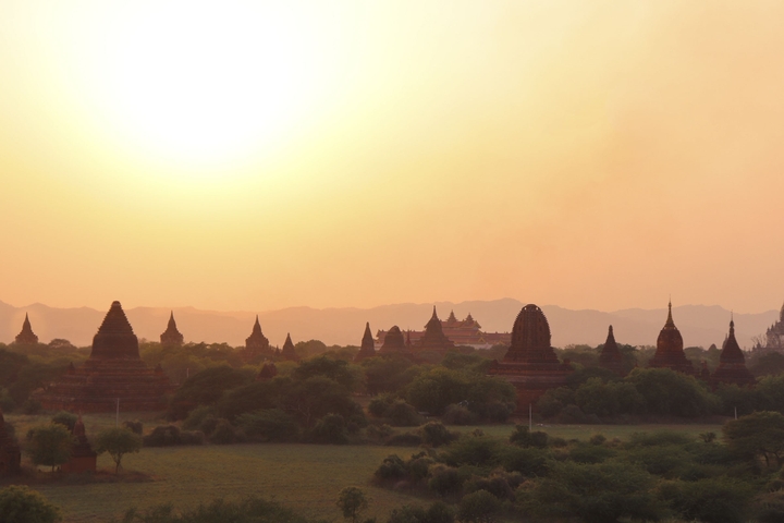Sunset in Bagan