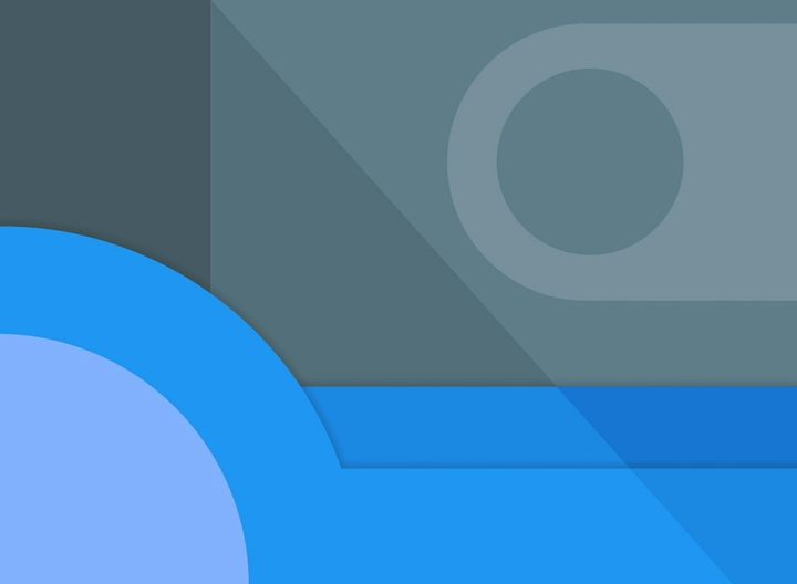 Blue on blue grey