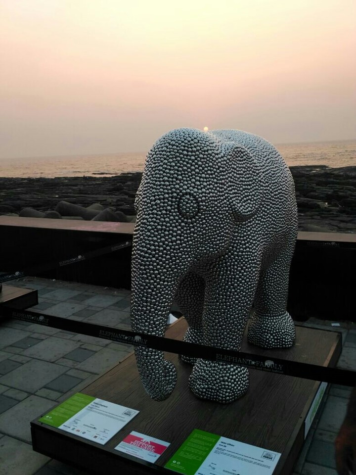 metal ball elephant