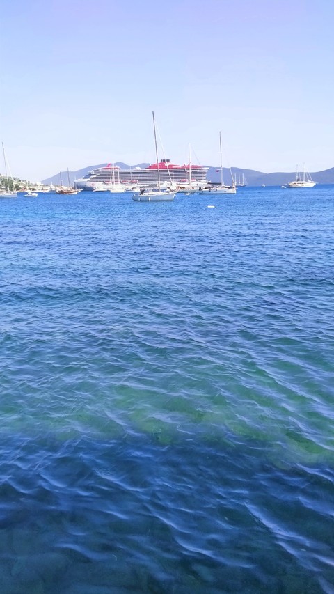 papéis de parede watercraft, horizon