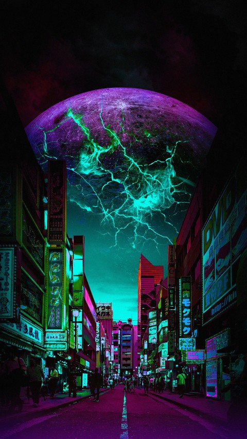 тапети neon, electricity