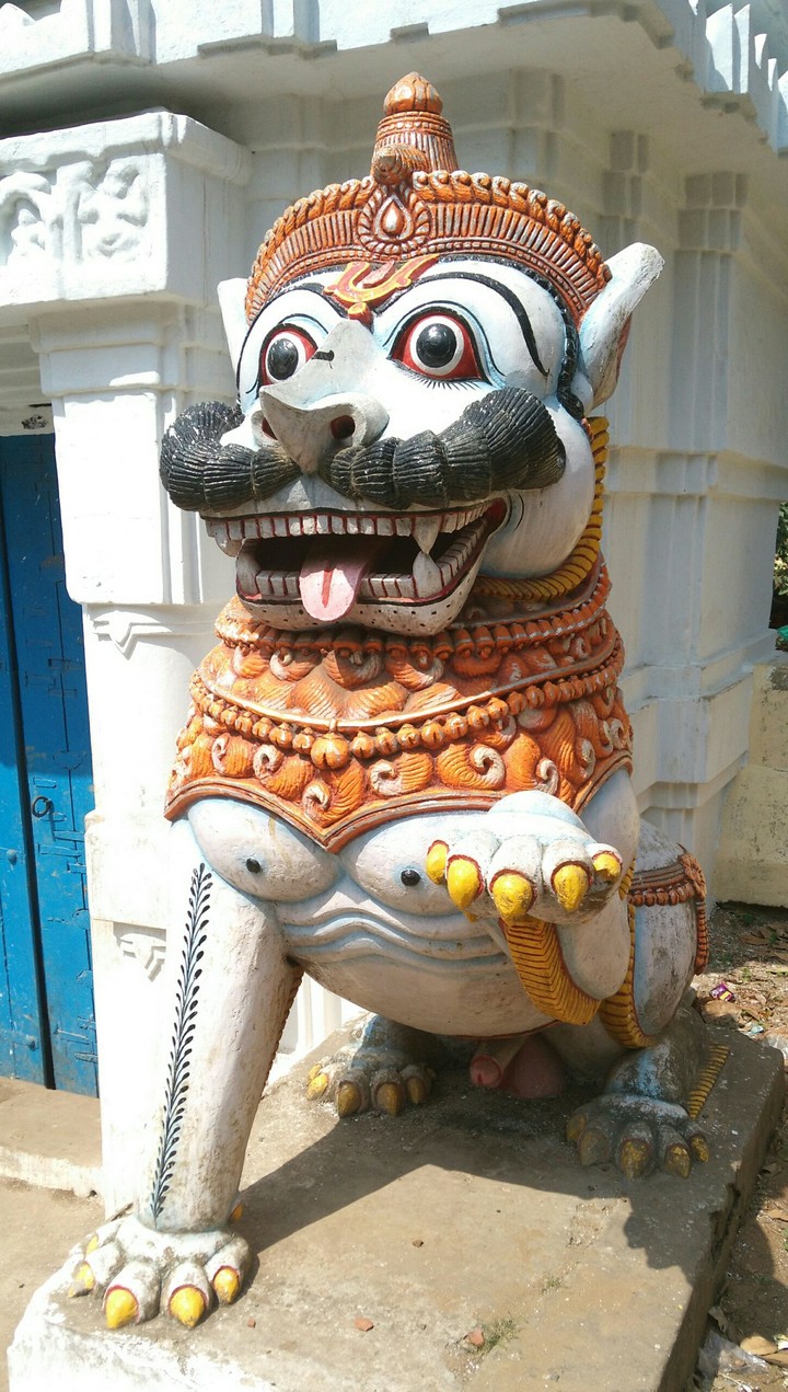 Lion of Loknath tample.