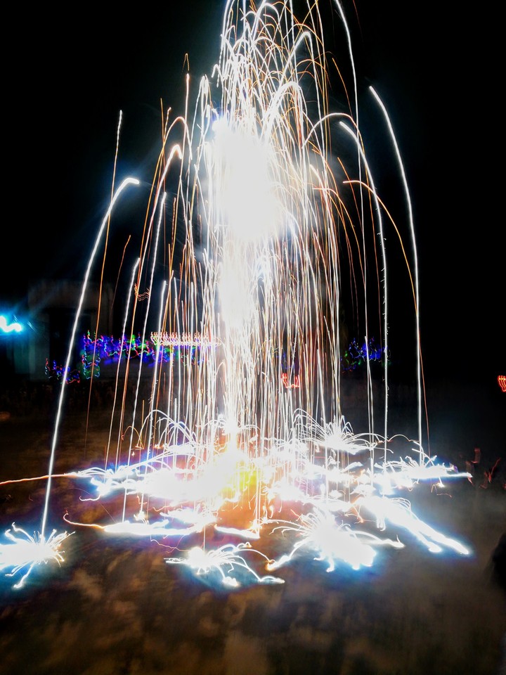 dazzling lights