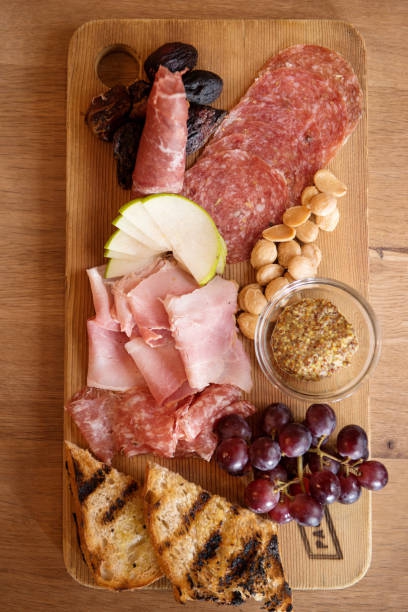 The charcuterie board at the newly renovated Cure Lounge at