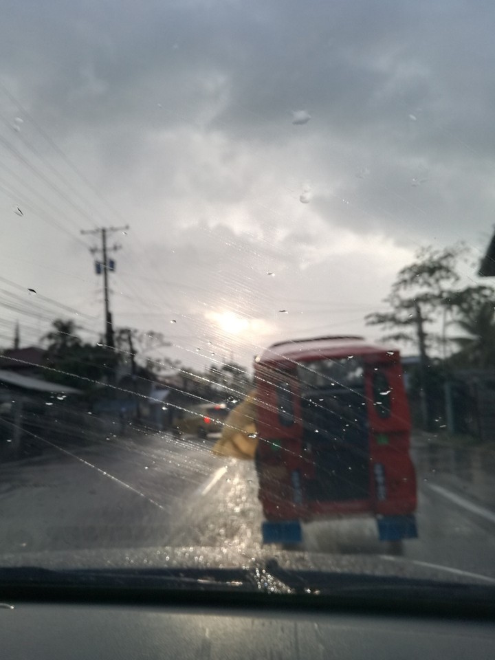 Sunny/Rainy kind of day.