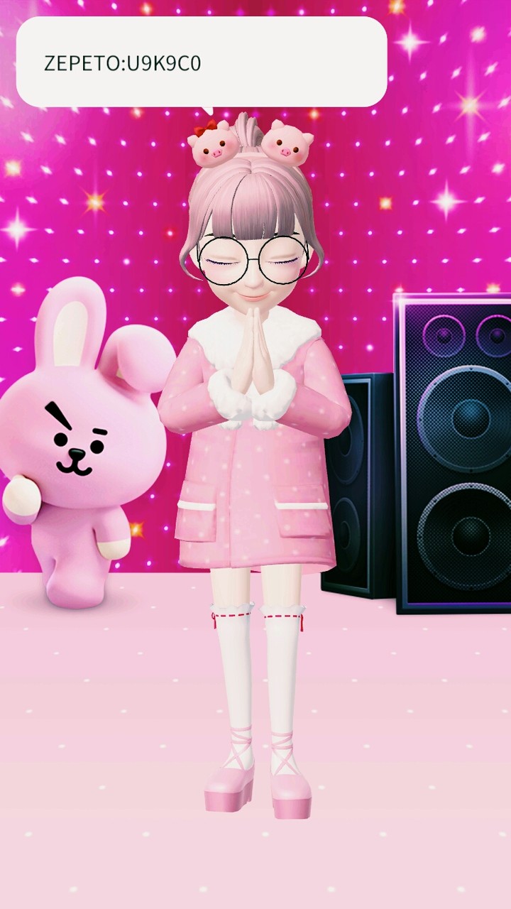 기도하는 핑크공주♡