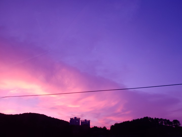 저녁 하늘