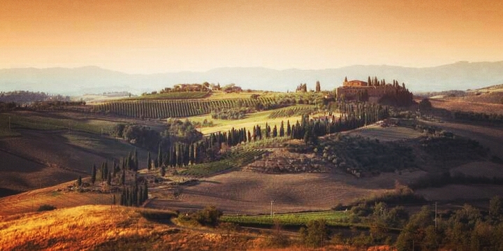 San quirico d'orcia. Italia