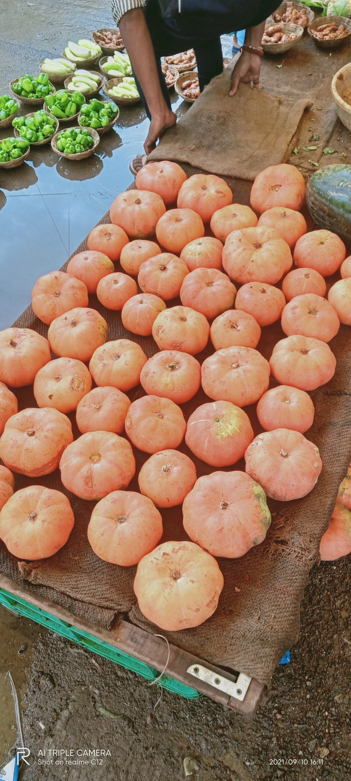 orange pumpkins