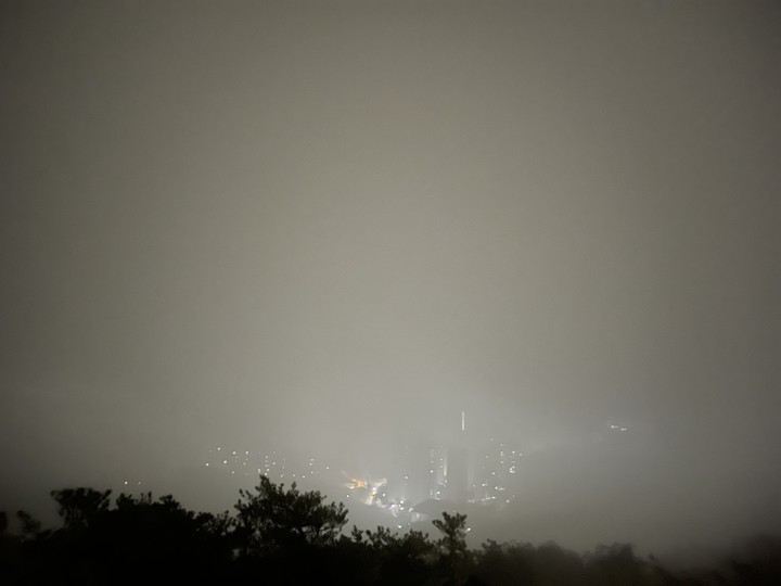 foggy night