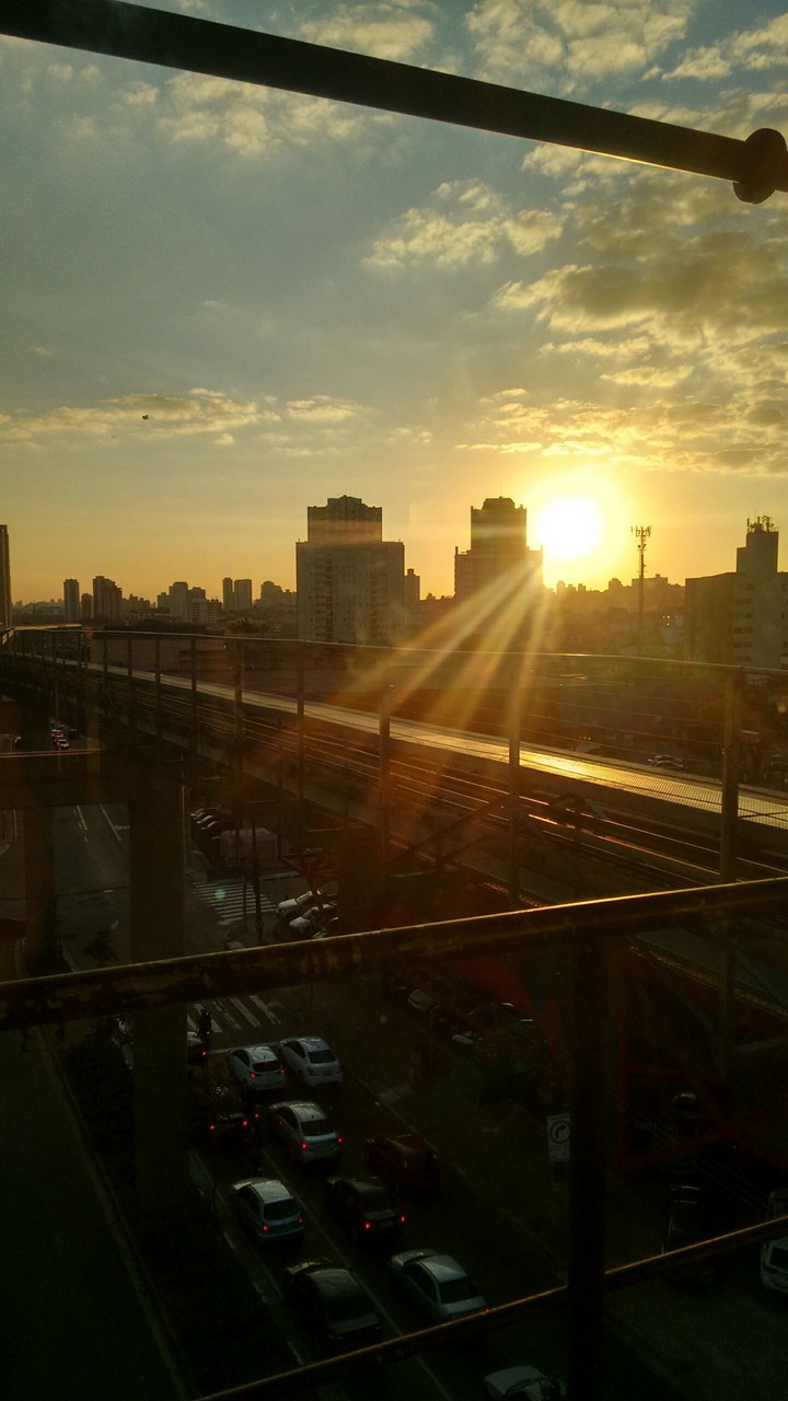 Pôr do sol em SP