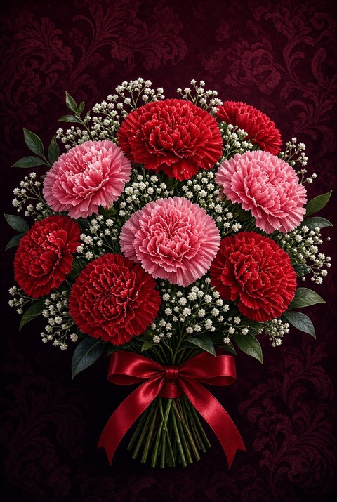 шпалери flower, pink