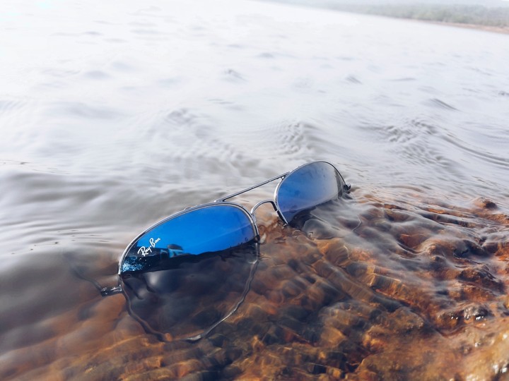 Ray Ben in the water