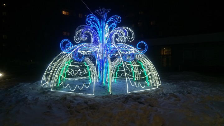 зимний фонтан