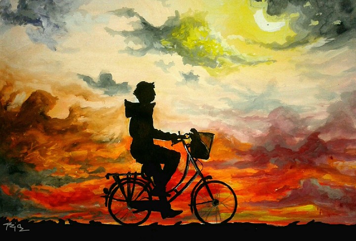 #bike_ride #passion_for_painting.