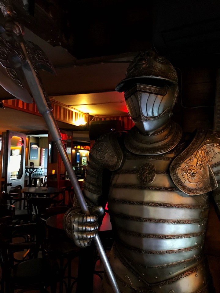 A knight in sherwood bar, izmir, Turkey