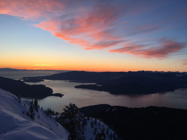 Night Skiing Views