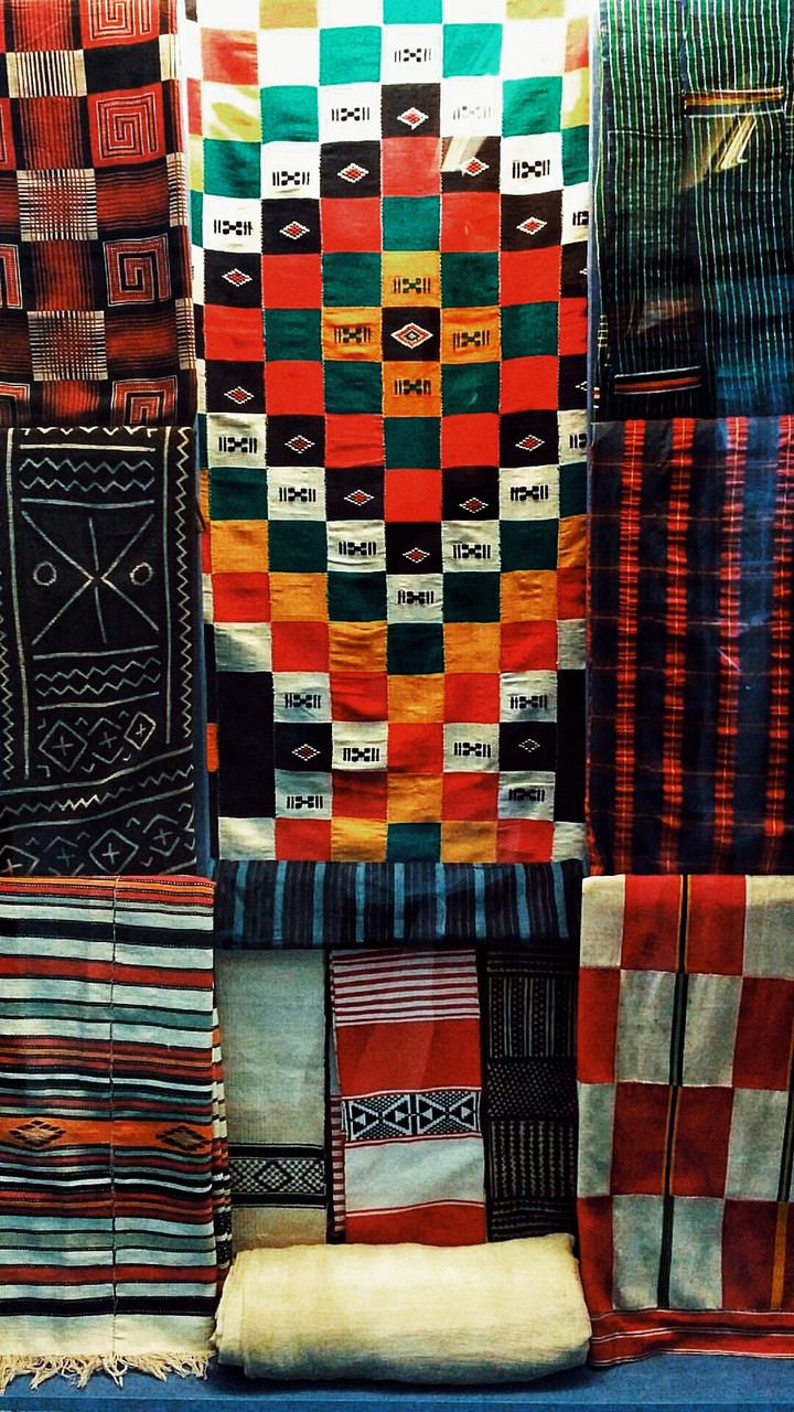 carpets on a wall