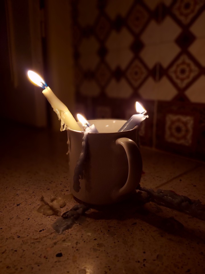 in the darkness