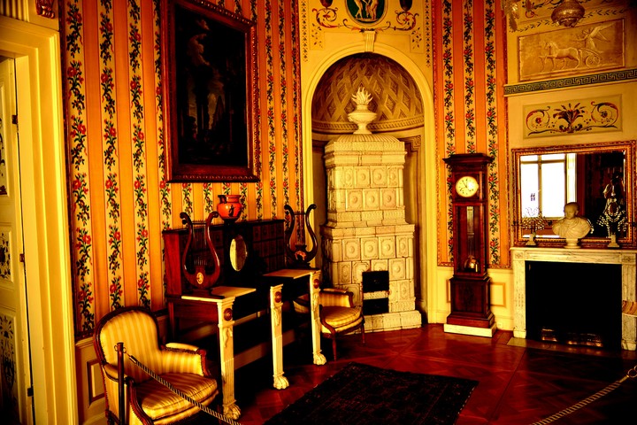 Inside polish palace