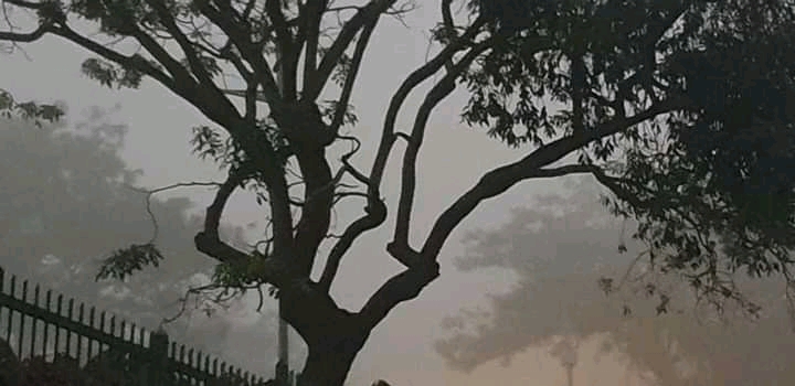 cloud covers Kampala city Uganda