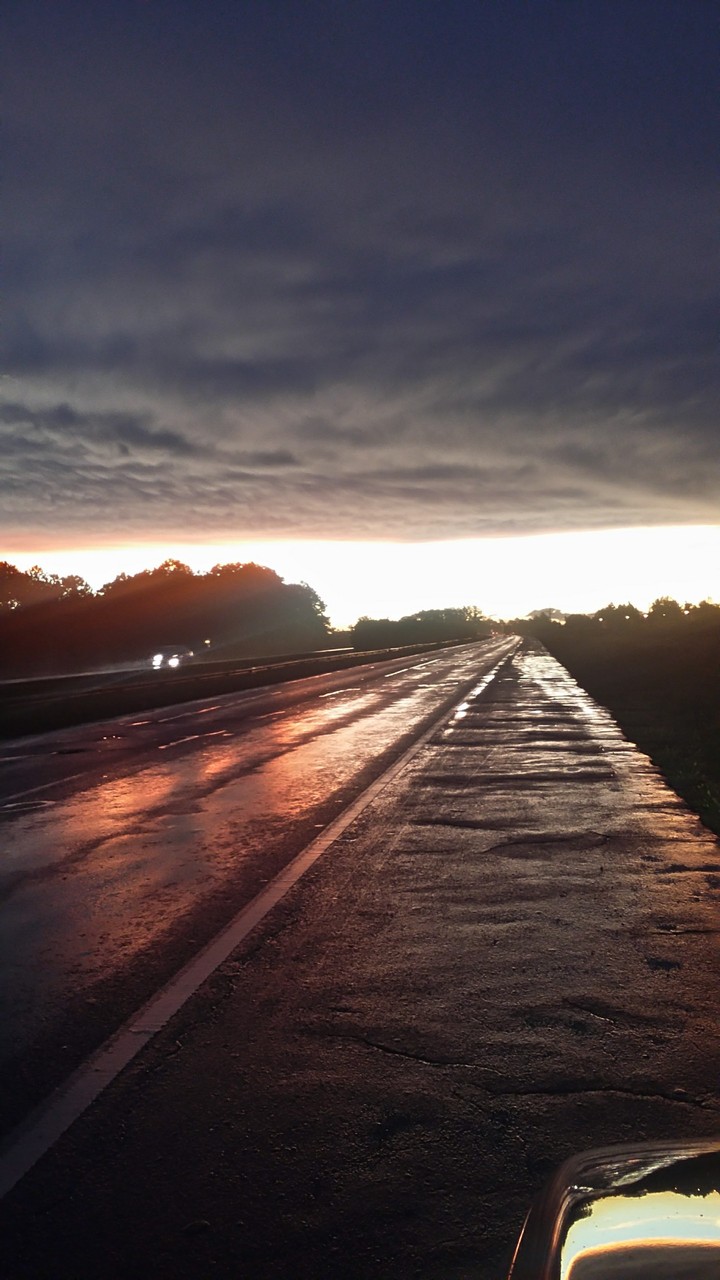 atardecer desp de la tormenta
