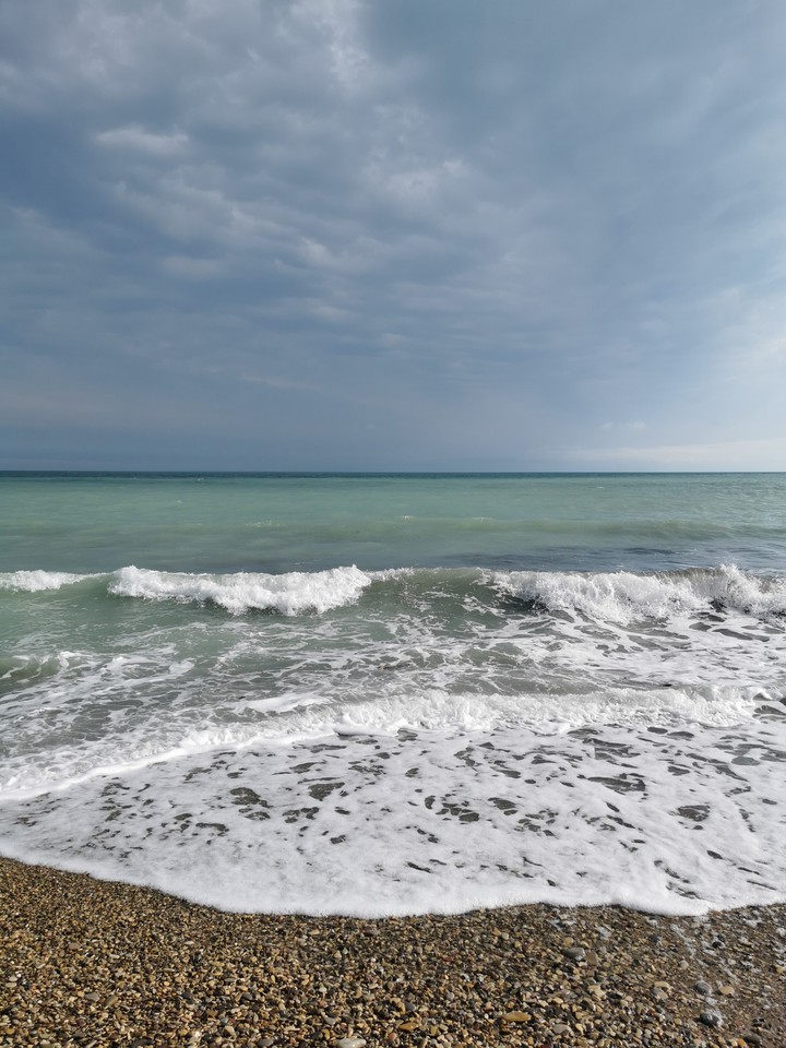 A storm at sea