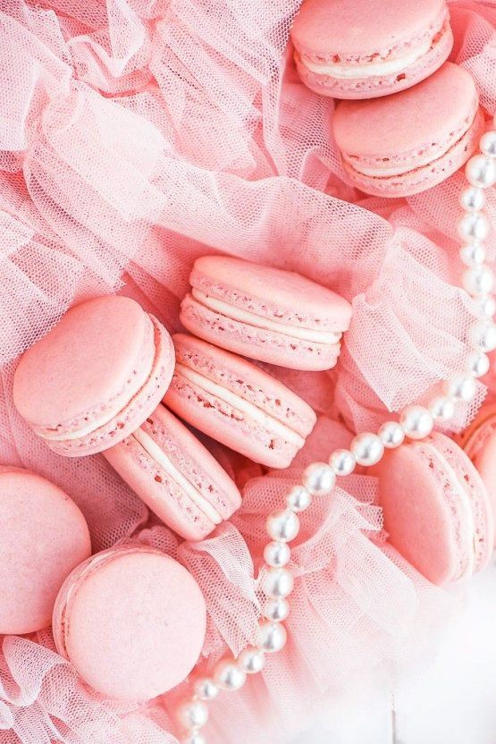 Pink macaron