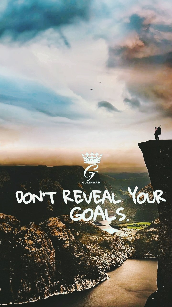 Don't Reveal Your Goals