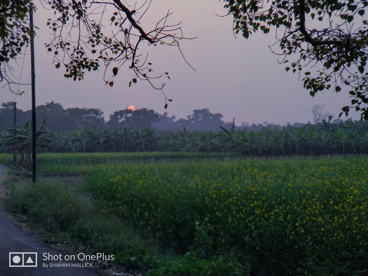village sunset