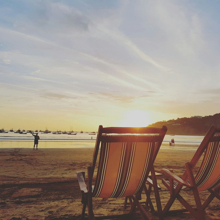 sunset in nicaragua