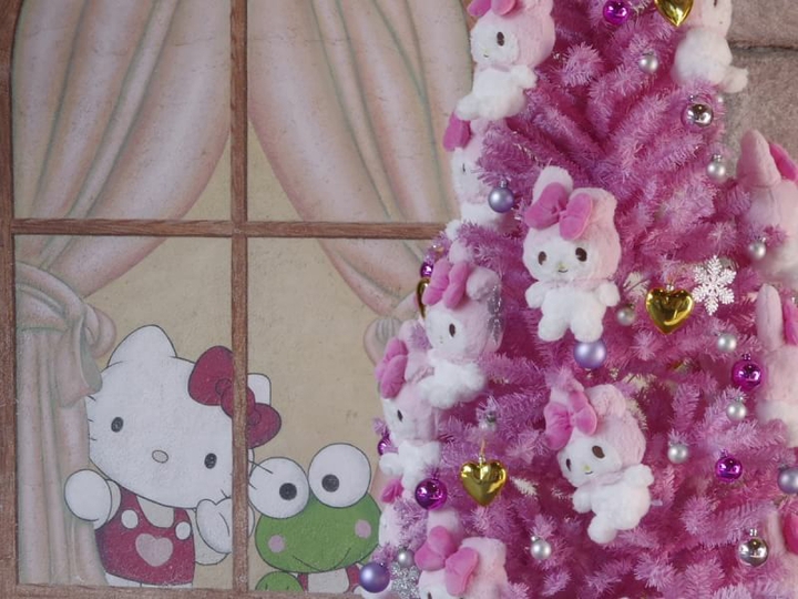 Sanrio pink Christmas tree