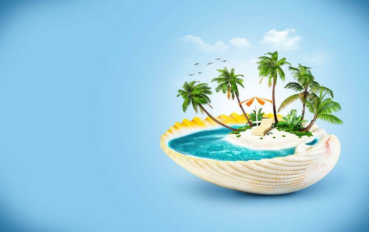 Palm island